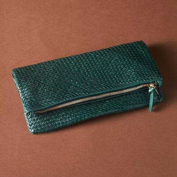 Clare V. Foldover Clutch - Green - Picture 2 of 4